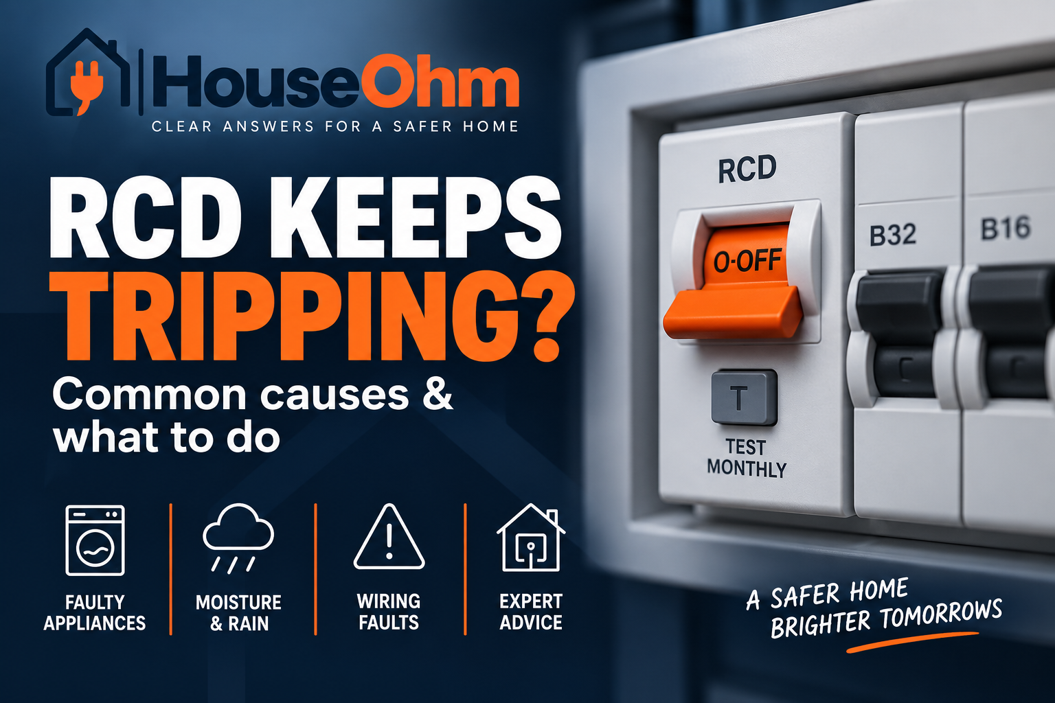 Why Does My RCD Keep Tripping? Common Causes & What to Do